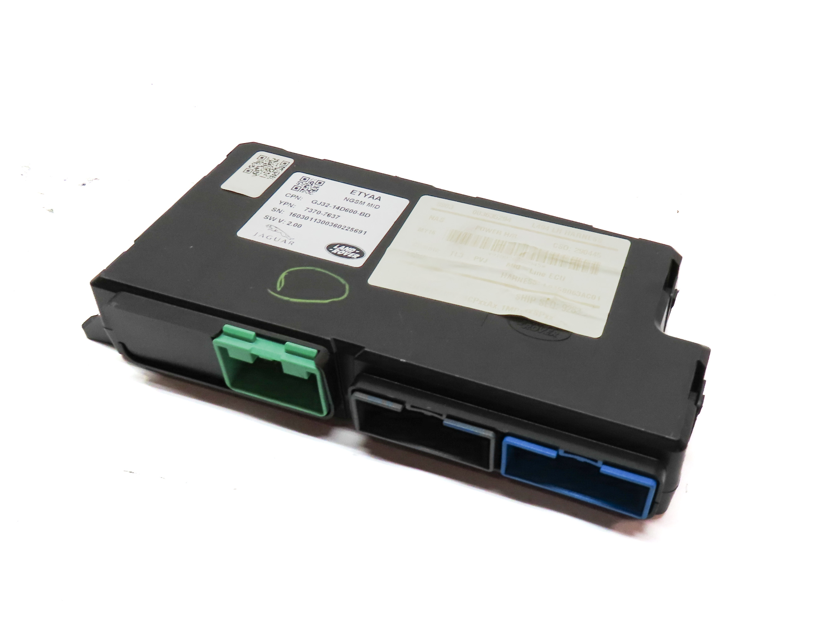 2016 RANGE ROVER SPORT (L494) FRONT LEFT DRIVER SEAT CONTROL MODULE — exact item pictured